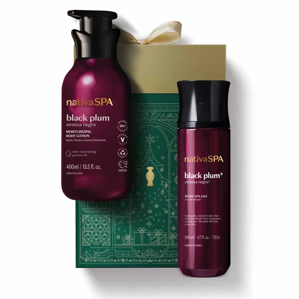 Coffret de Natal Nativa Spa Splash Ameixa Negra