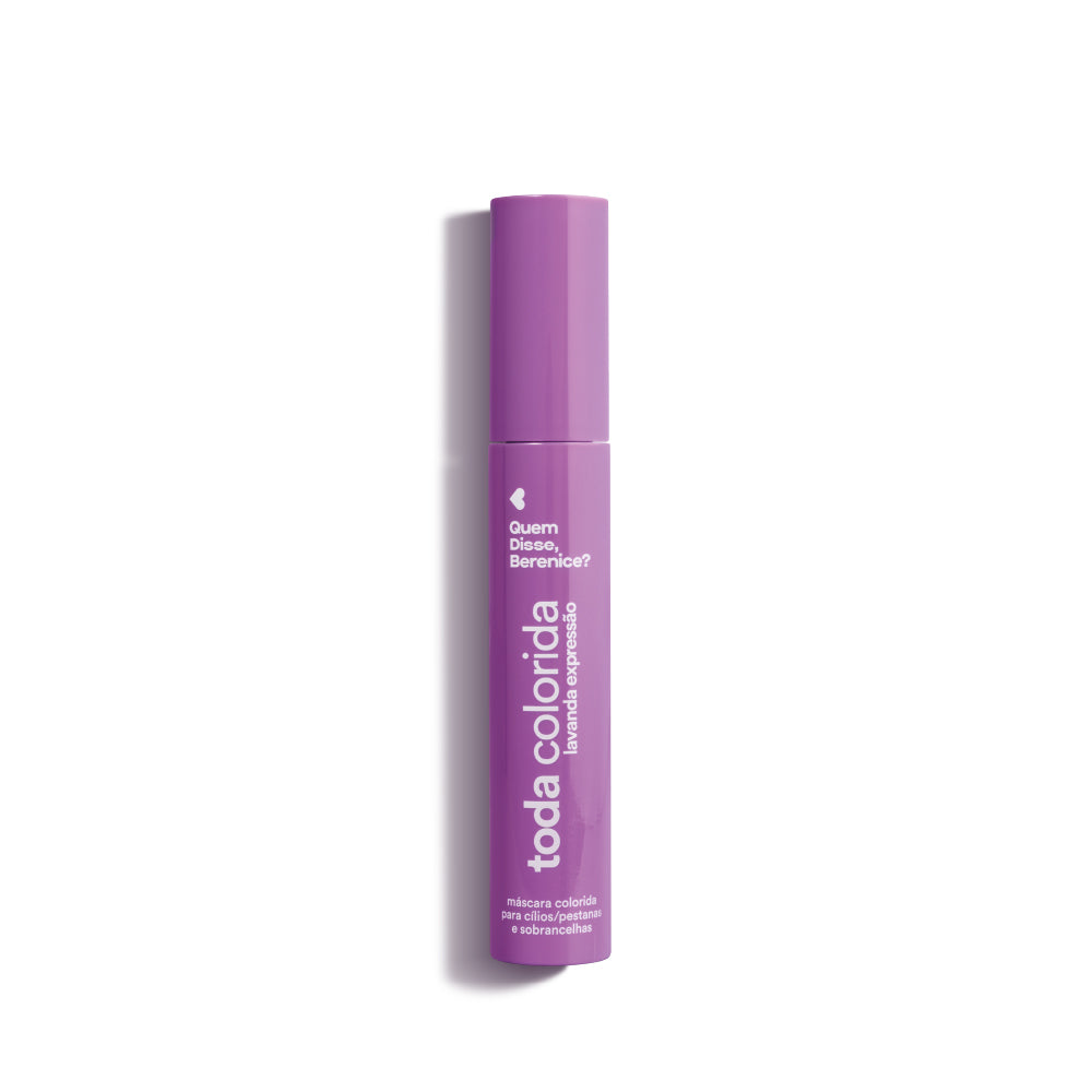 Máscara de Pestanas e Sobrancelhas Toda Colorida Lavanda Expressão 10 g