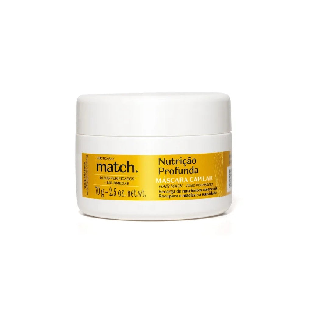 Máscara Capilar Match Nutrição Profunda 70g