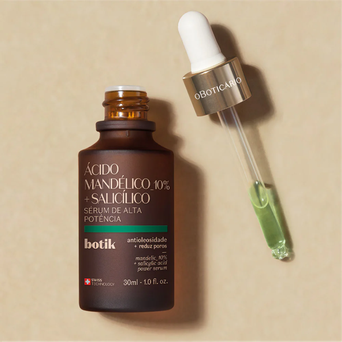 Sérum de Alta Potência Botik Ácido Mandélico_10% + Salicílico, 30ml