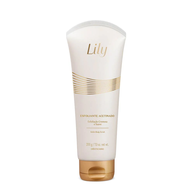 Esfoliante Hidratante Acetinado Lily, 200g
