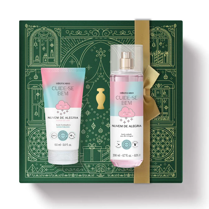 Kit de Natal Cuide-se Bem Nuvem de Alegria