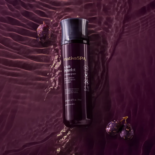 Body Splash Desodorante Colônia Nativa Spa Uva Merlot 200ml