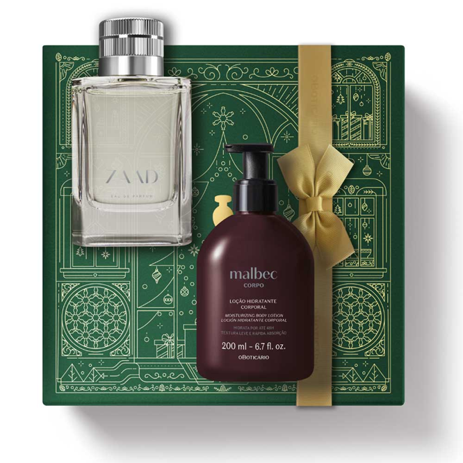 Kit de Natal Perfume Zaad + Malbec