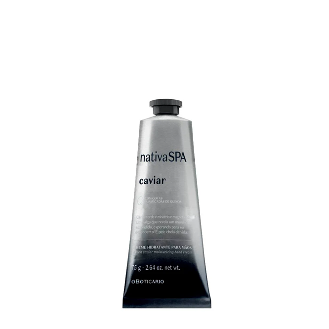 Creme de Mãos Nativa Spa Caviar, 75g