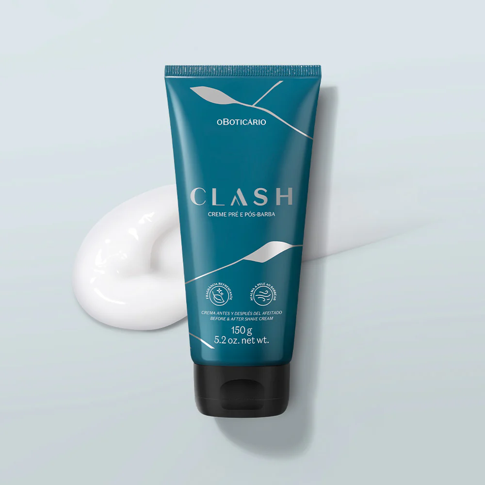 Creme Pré E Pós-Barba Clash, 150g