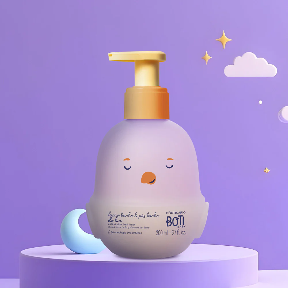 Lotion corporelle Boti Baby Lua pour le bain et après le bain 200 ml