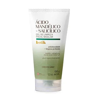 Gel de Limpeza Facial Micelar Ácido Mandélico + Salicílico Botik 150g