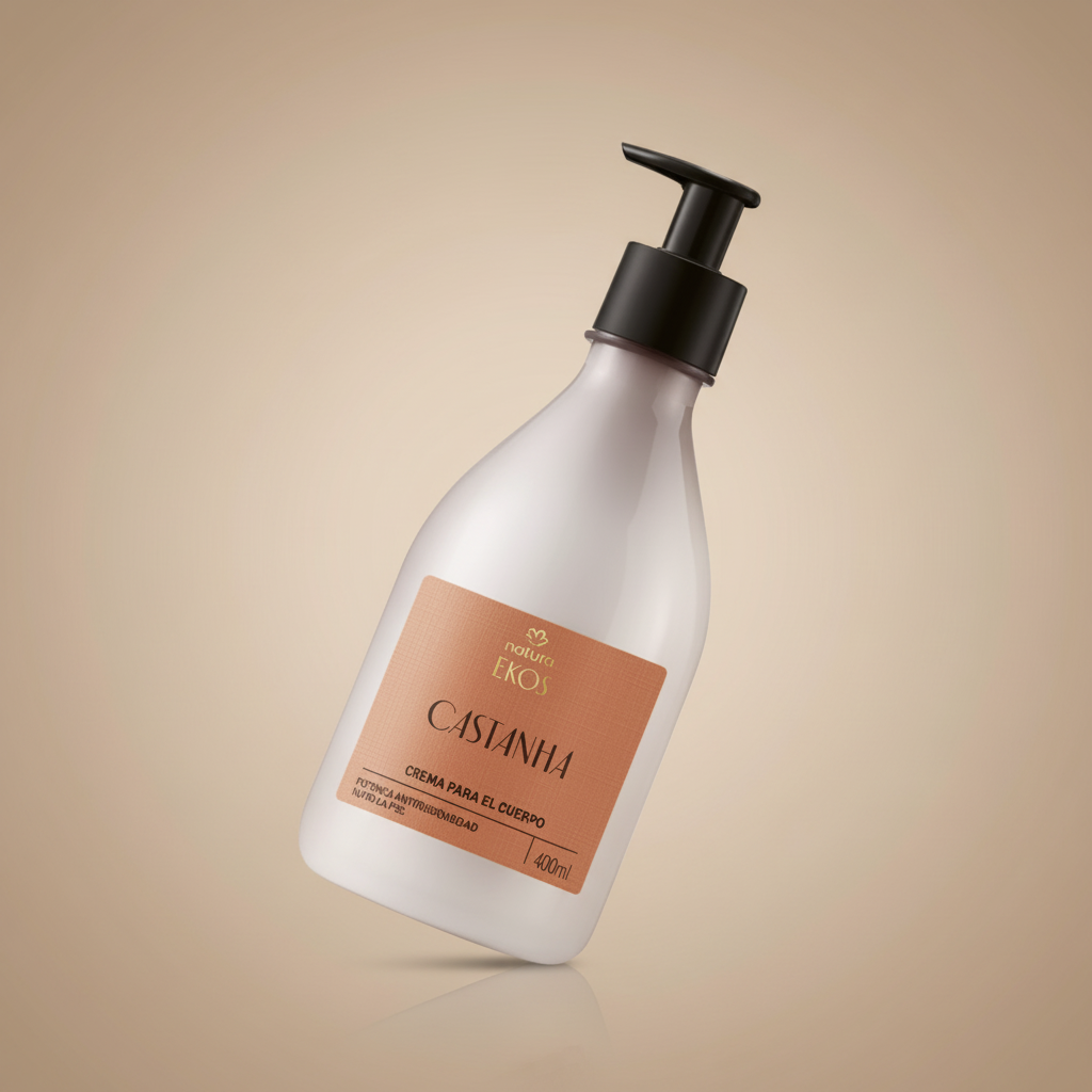 Leite Hidratante Corporal Castanha Ekos Natura 400ml - Gradiente Bege