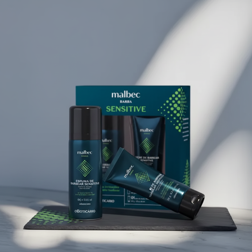 Kit Malbec Barba Sensitive - Editorial