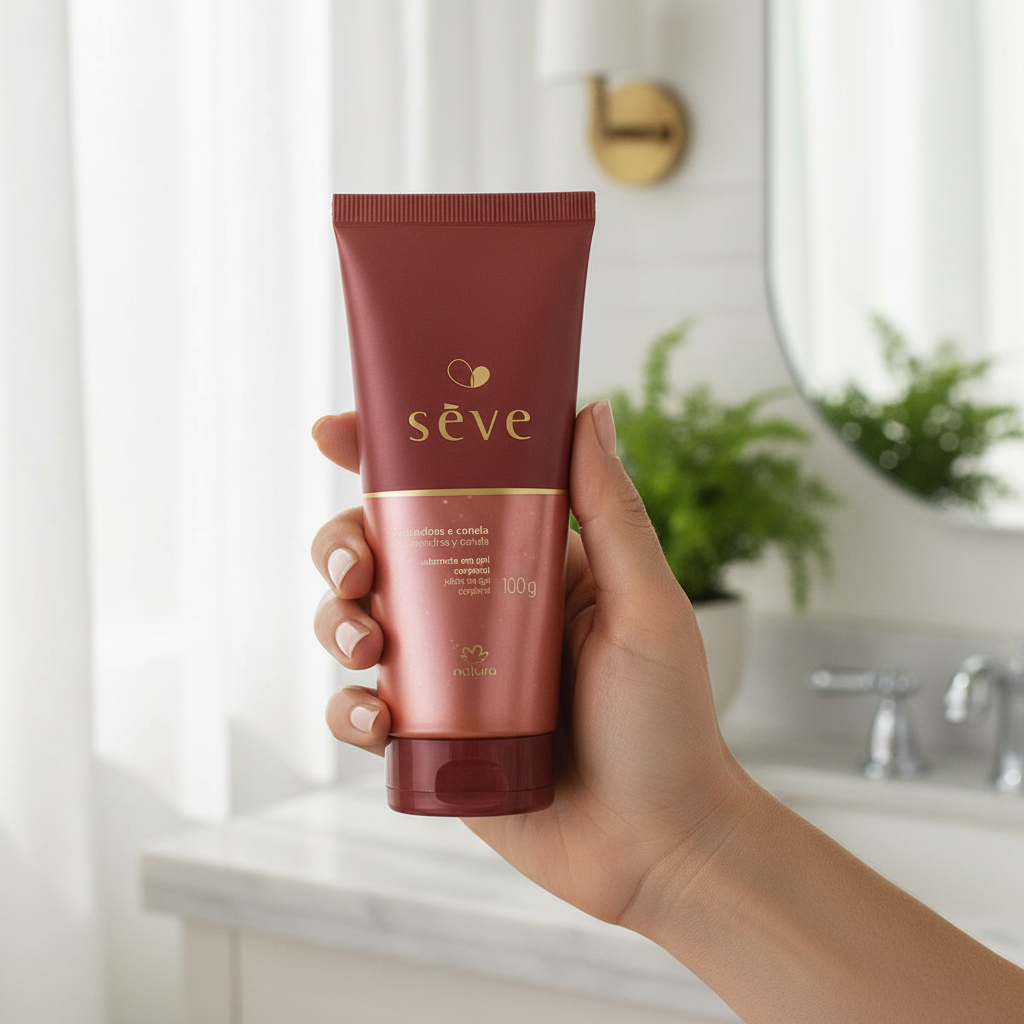 Sabonete Gel Sève Amêndoas e Canela - lifestyle