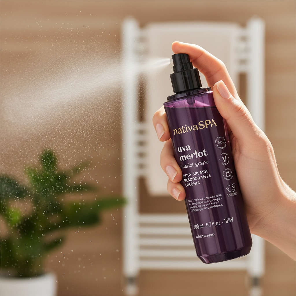 Nativa Spa Uva Merlot - Aplicação