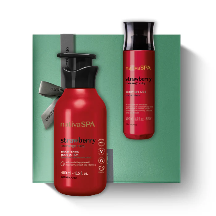 Kit Nativa SPA Morango Ruby