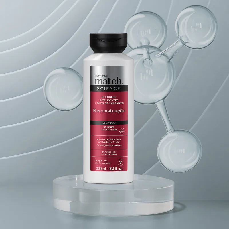Shampoo Match Science Reconstrução 300ml