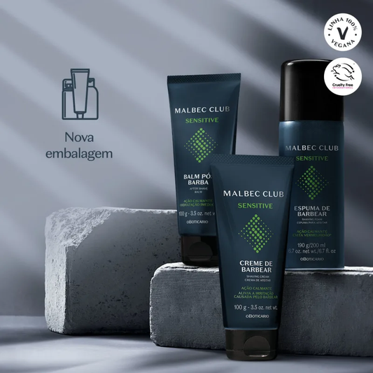 Balm Pós-Barba Malbec Club Sensitive, 100g