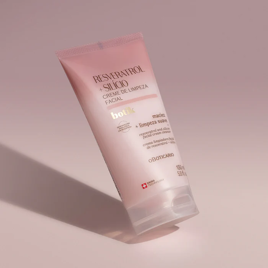 Creme de Limpeza Facial Botik Resveratrol E Silício, 150ml