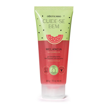 Gel Desodorante Hidratante Refrescante Cuide-se Bem Melancia, 200g