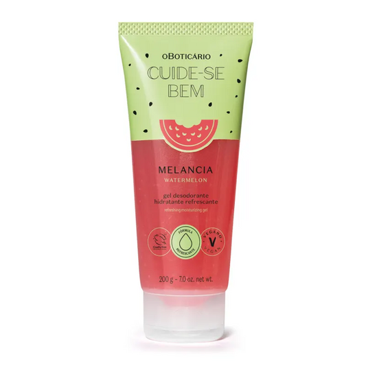 Gel Desodorante Hidratante Refrescante Cuide-se Bem Melancia, 200g