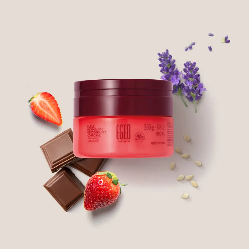 Suflê Hidratante Desodorante Corporal Egeo High, 250g