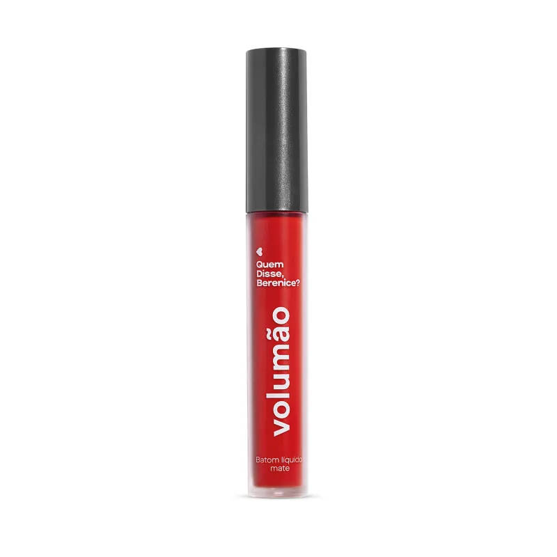 Quem Disse, Berenice? Volumão Vermelho Morangoli - Batom Líquido 4ml