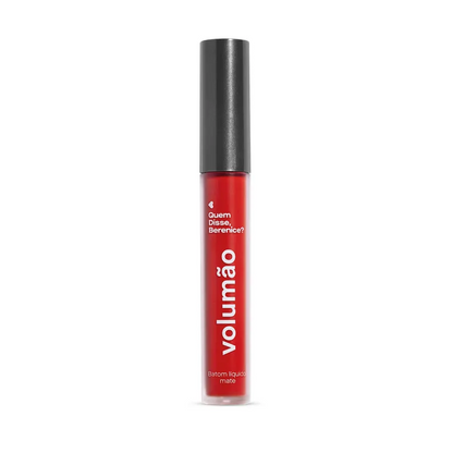 Quem Disse, Berenice? Volumão Vermelho Morangoli - Batom Líquido 4ml