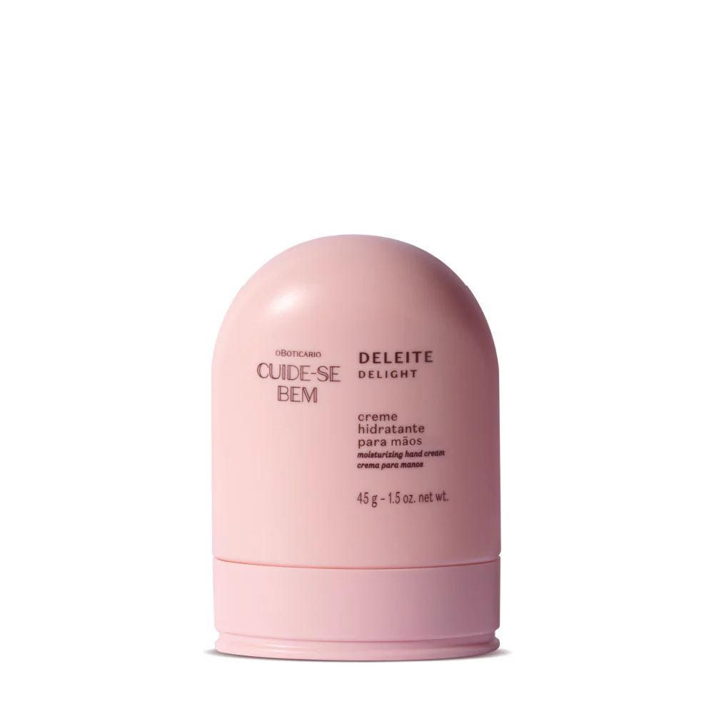 CREME HIDRATANTE PARA MÃOS CUIDE-SE BEM DELEITE, 45G