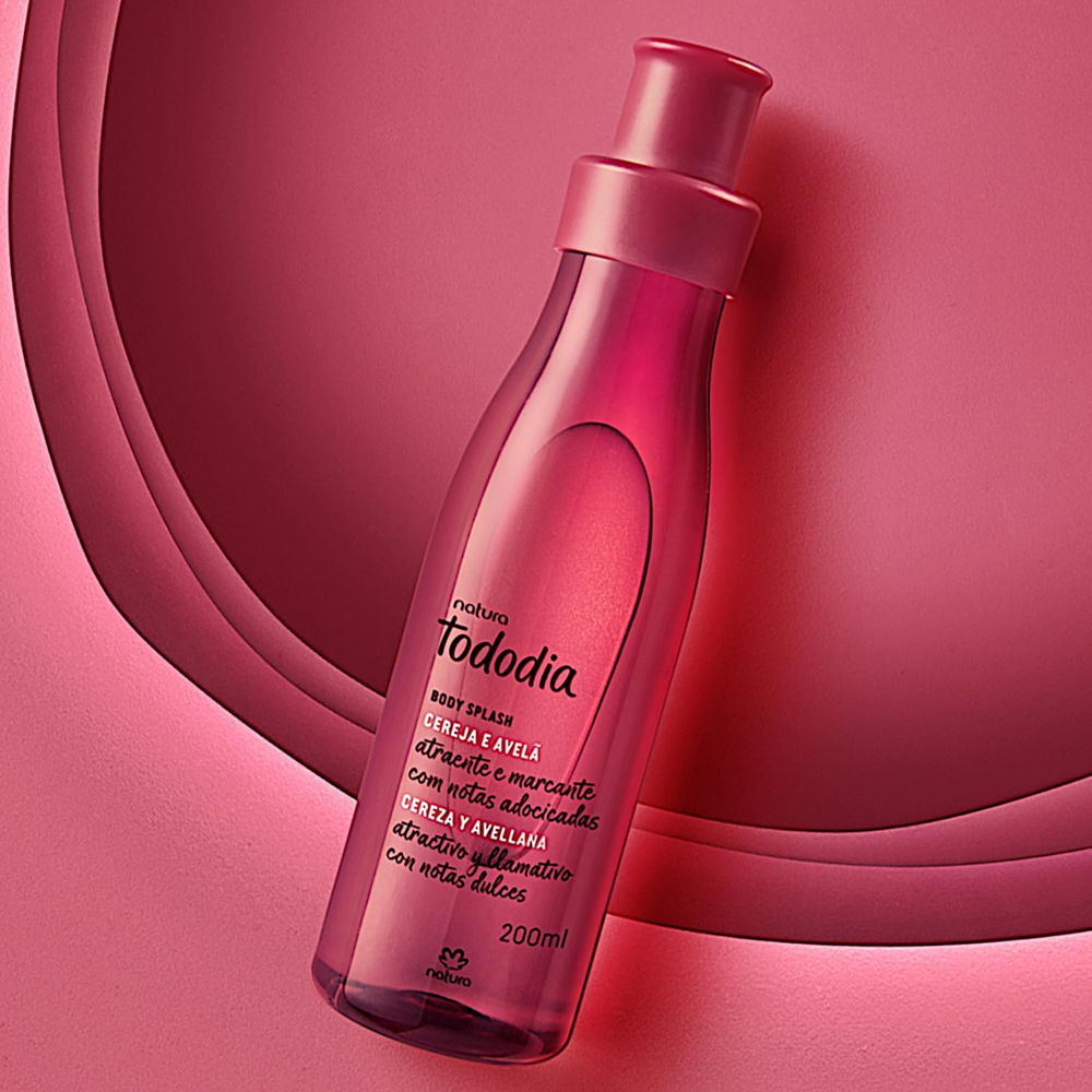 Body Splash Todo Dia Cereja e Avelã Natura, 200ml