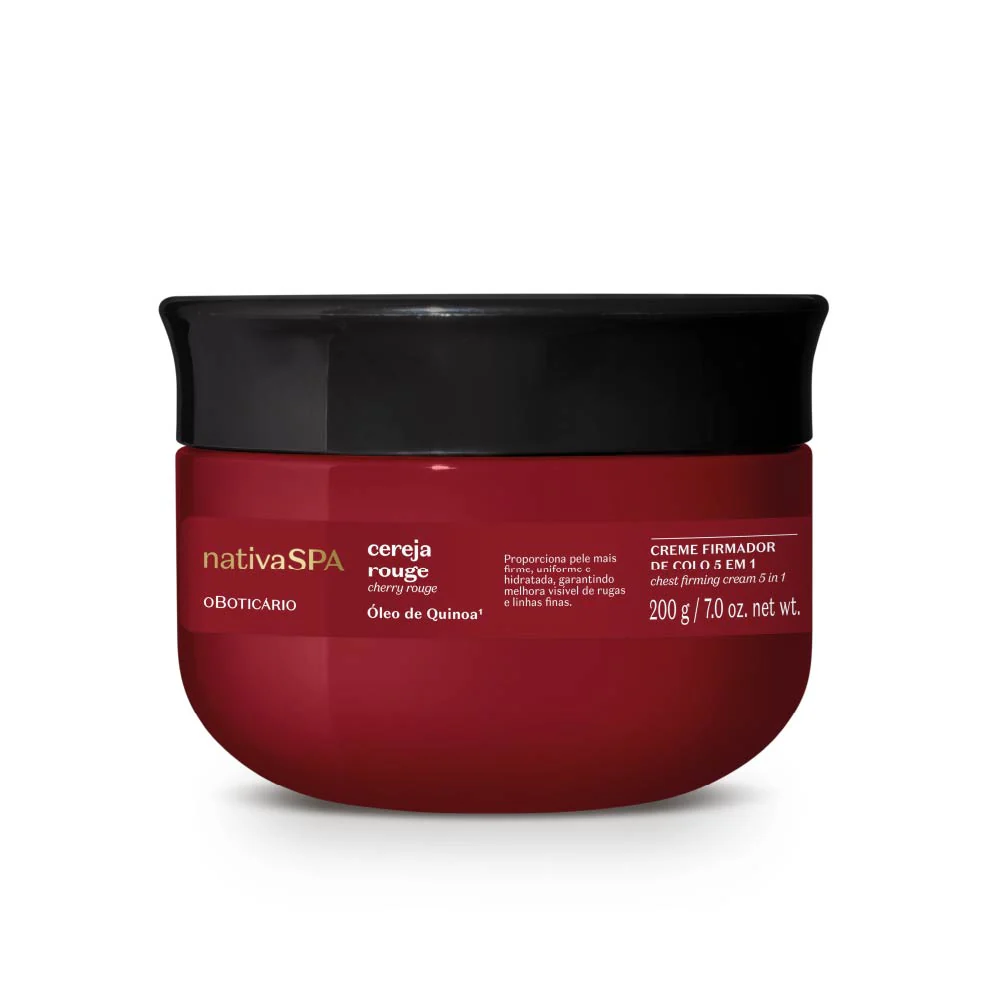 Creme Firmador de Colo 5 em 1 Nativa Spa Cereja Rouge 200g