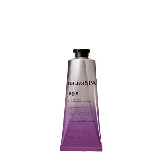 Nativa SPA Açaí Creme Hidratante para Mãos 75g – O Boticário