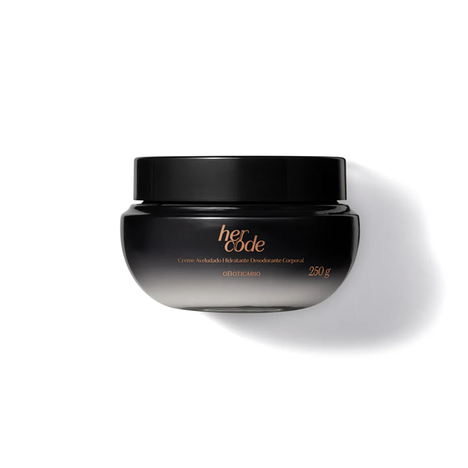 Crème Corporelle Hydratante Veloutée Her Code 250g – O Boticário