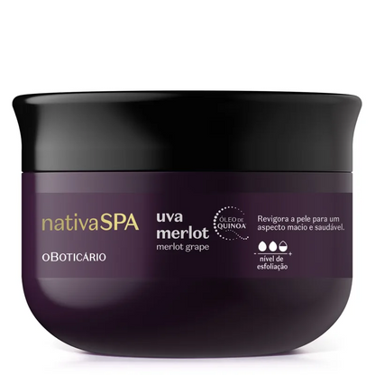 Esfoliante Corporal Nativa Spa Uva Merlot 200g