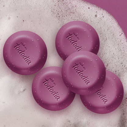 Sabonete em Barra Puro Vegetal Tododia Cereja Negra e Praliné