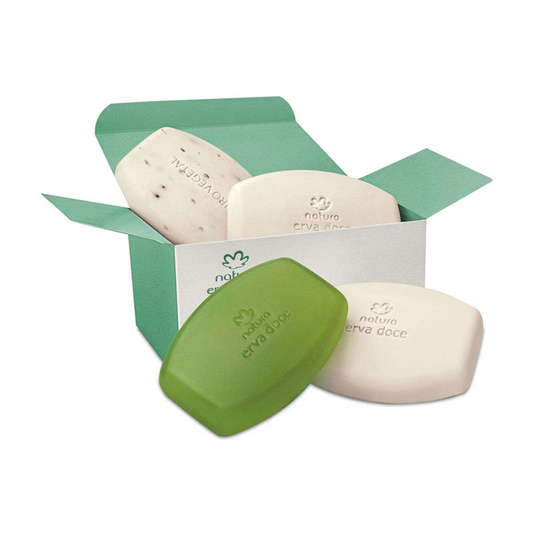 Assorted Pure Vegetable Soap, Fennel Scent, 4 x 90g 