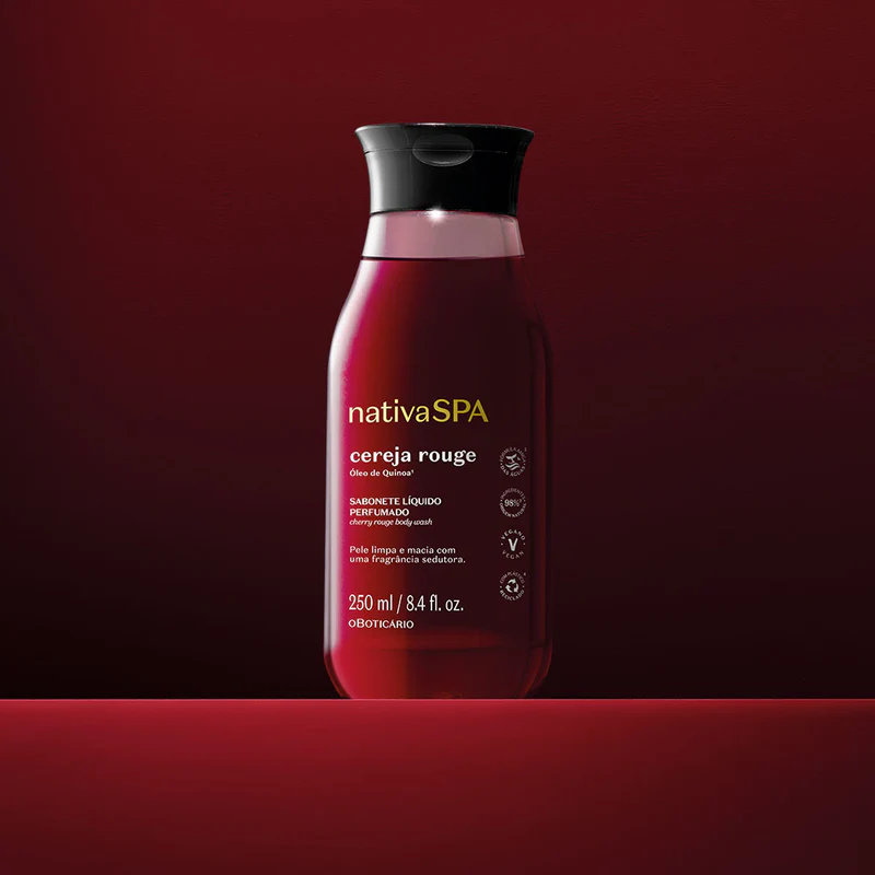 Sabonete Líquido Perfumado Nativa Spa Cereja Rouge 250ml