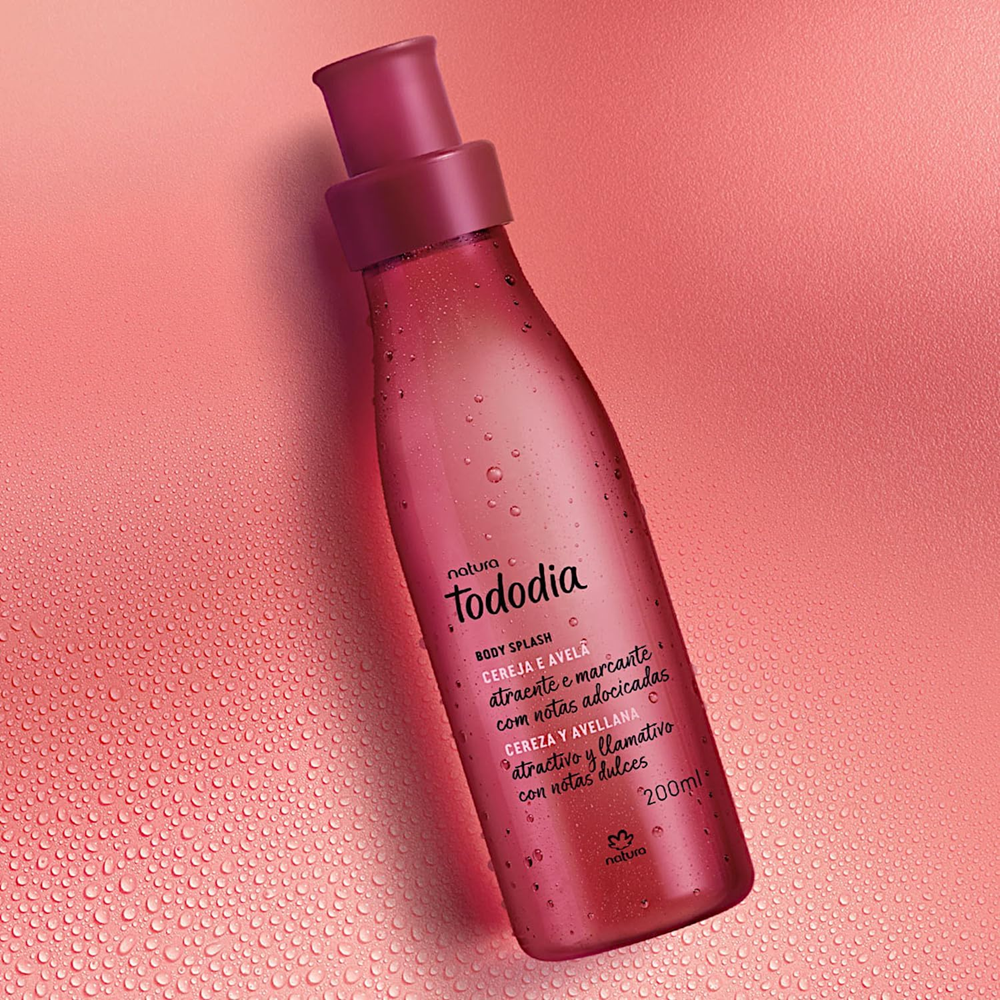 Body Splash Todo Dia Cereja e Avelã Natura, 200ml