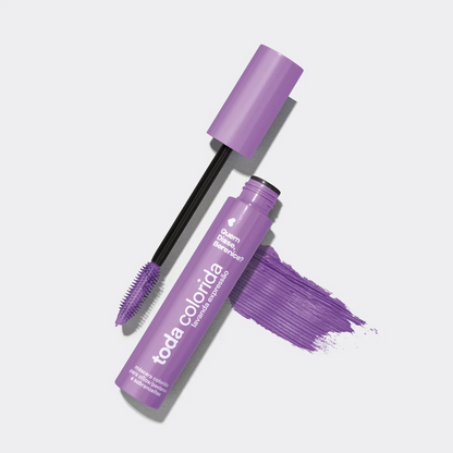 Máscara de Pestanas e Sobrancelhas Toda Colorida Lavanda Expressão 10 g