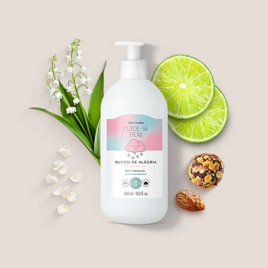 Cuide-se Bem Nuvem de Alegria Loção Hidratante Corporal, 400ml