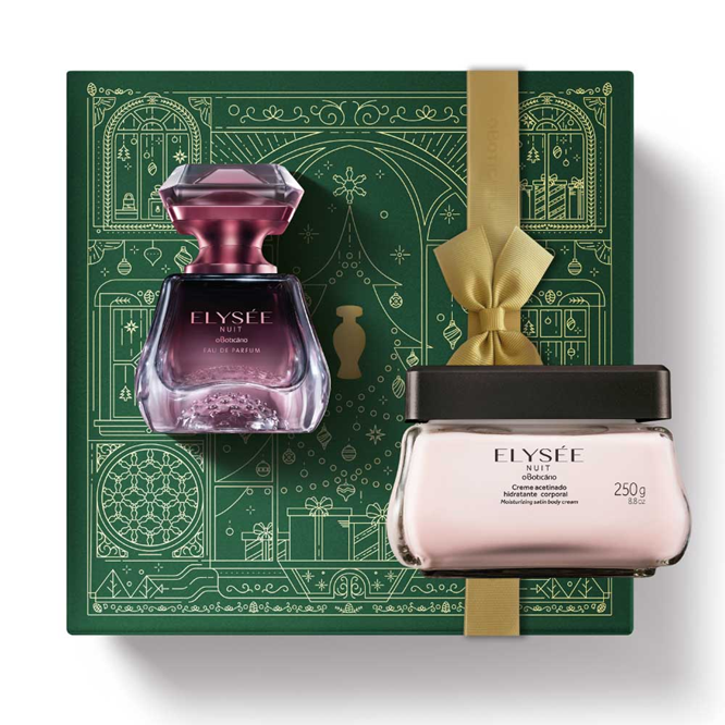 Kit de Natal Perfume Elysée Nuit