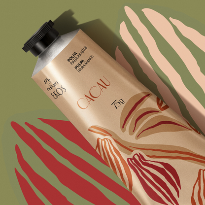 Polpa Hidratante para Mãos e Unhas Ekos Cacau 75 g