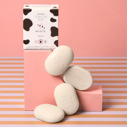 Sabonete Em Barra Cuide-Bem Deleite 4x80g