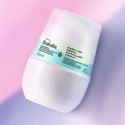 Desodorante Antitranspirante Roll-on Tododia Flor de Lis 70 ml