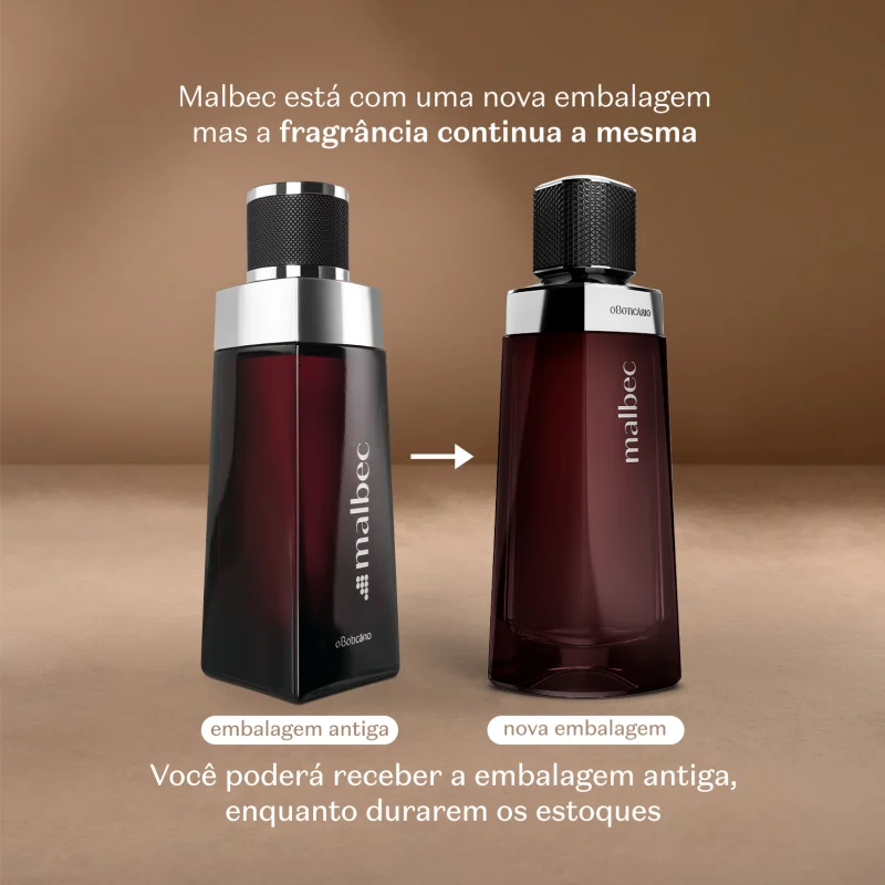 O Boticário Malbec Tradicional Eau de Toilette 100ml Masculino