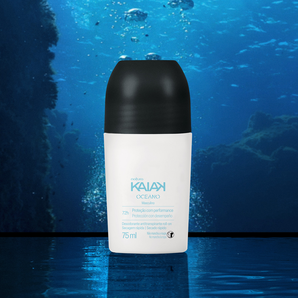 Roll-on Kaiak Oceano Masculino 75ml- Natura
