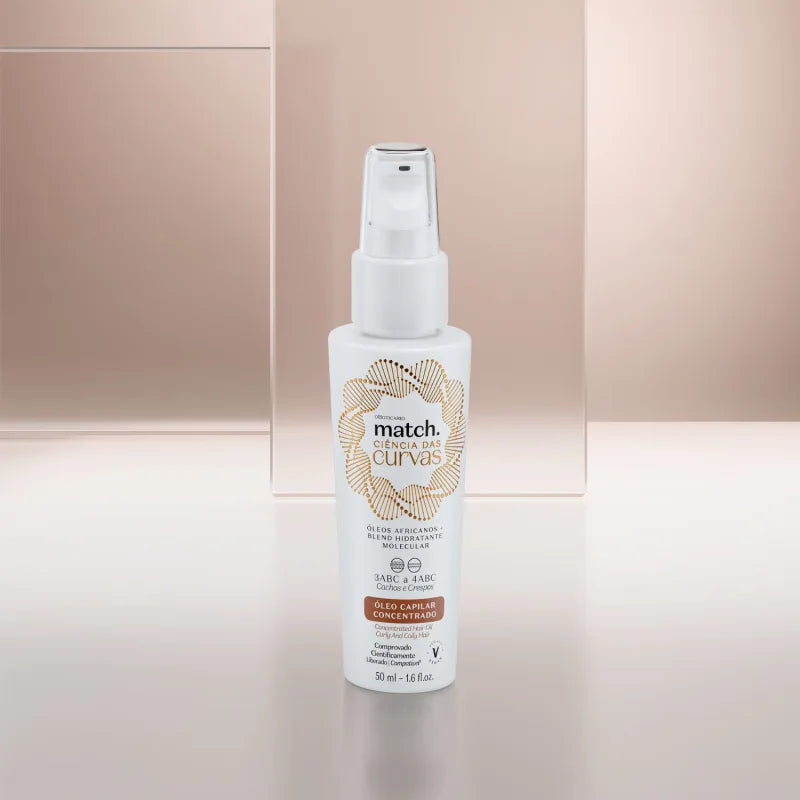 Óleo Capilar Concentrado Match Ciência das Curvas, 50ml
