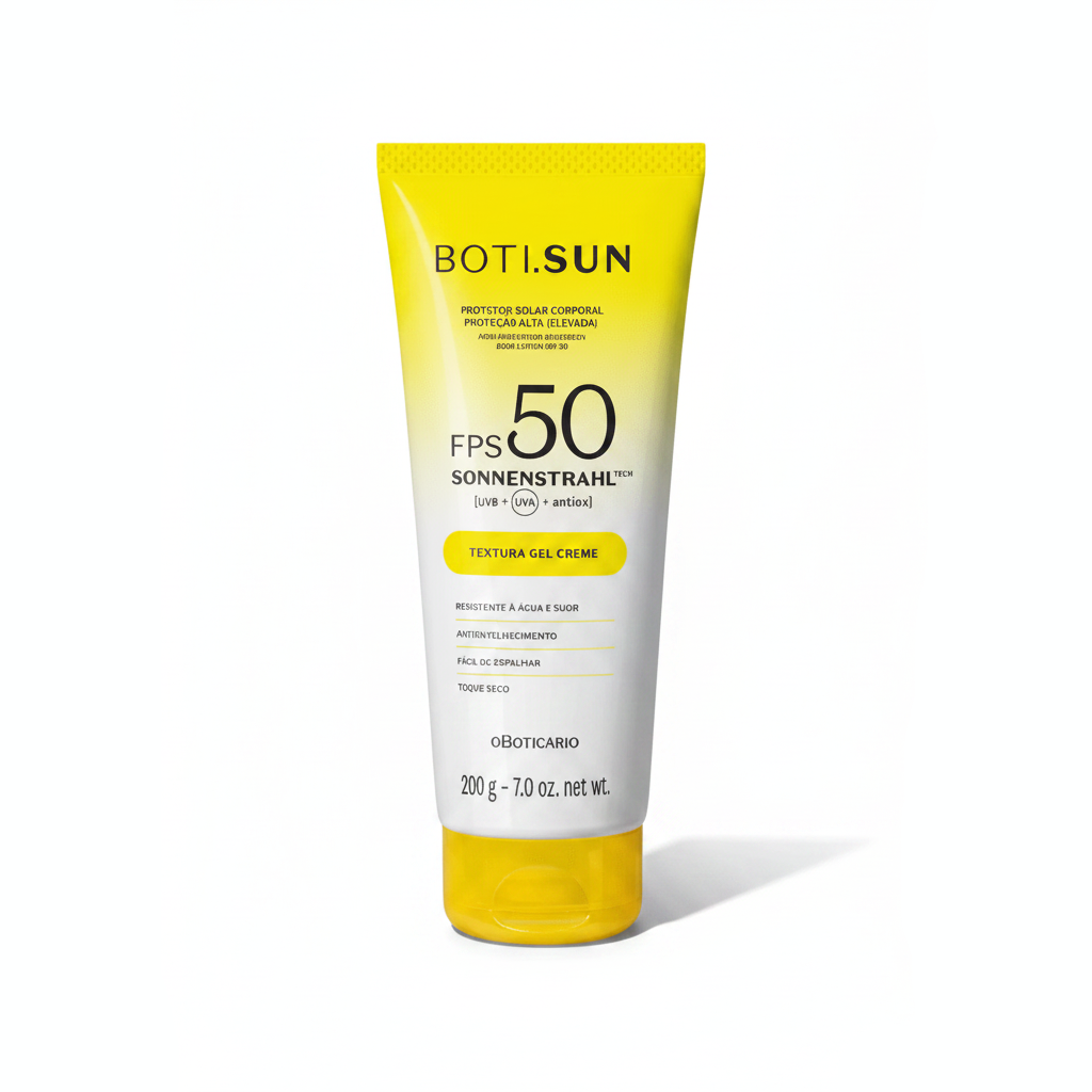 Boti.Sun Protetor Solar Corporal Gel Creme FPS50 200g