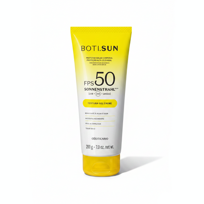 Boti.Sun Protetor Solar Corporal Gel Creme FPS50 200g