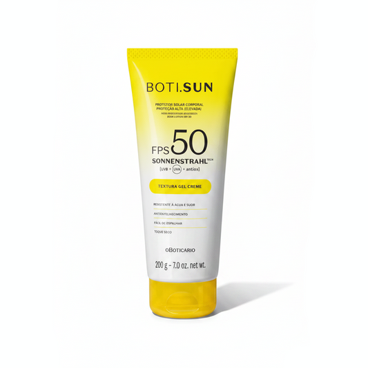 Boti.Sun Protetor Solar Corporal Gel Creme FPS50 200g