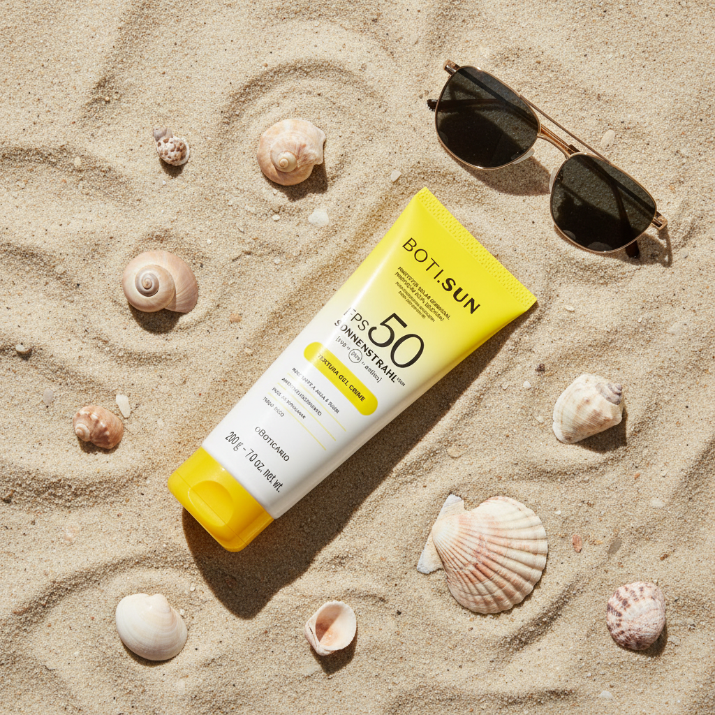 Boti.Sun Protetor Solar Corporal Gel Creme FPS50 200g