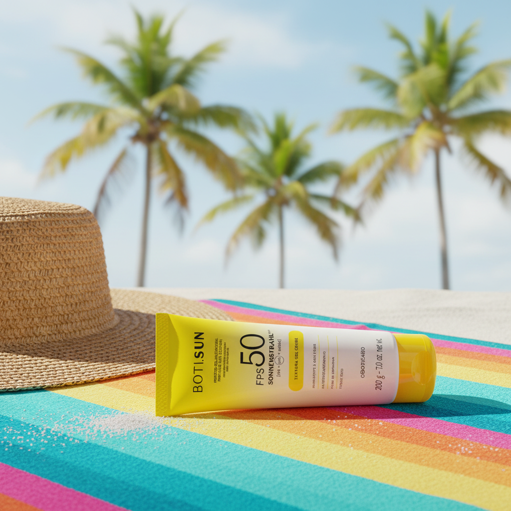Boti.Sun Protetor Solar Corporal Gel Creme FPS50 200g