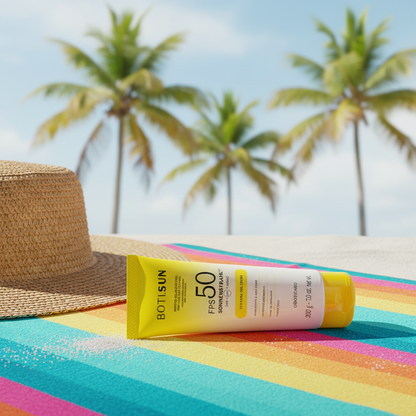 Boti.Sun Protetor Solar Corporal Gel Creme FPS50 200g